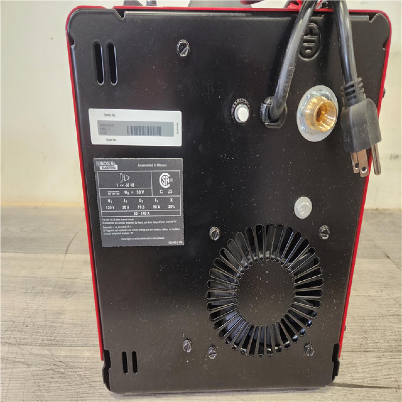 Phoenix NEW Lincoln Electric Weld-Pak 140 Amp MIG and Flux-Core Wire Feed Welder, 115V, Aluminum Welder with Spool Gun sold separately