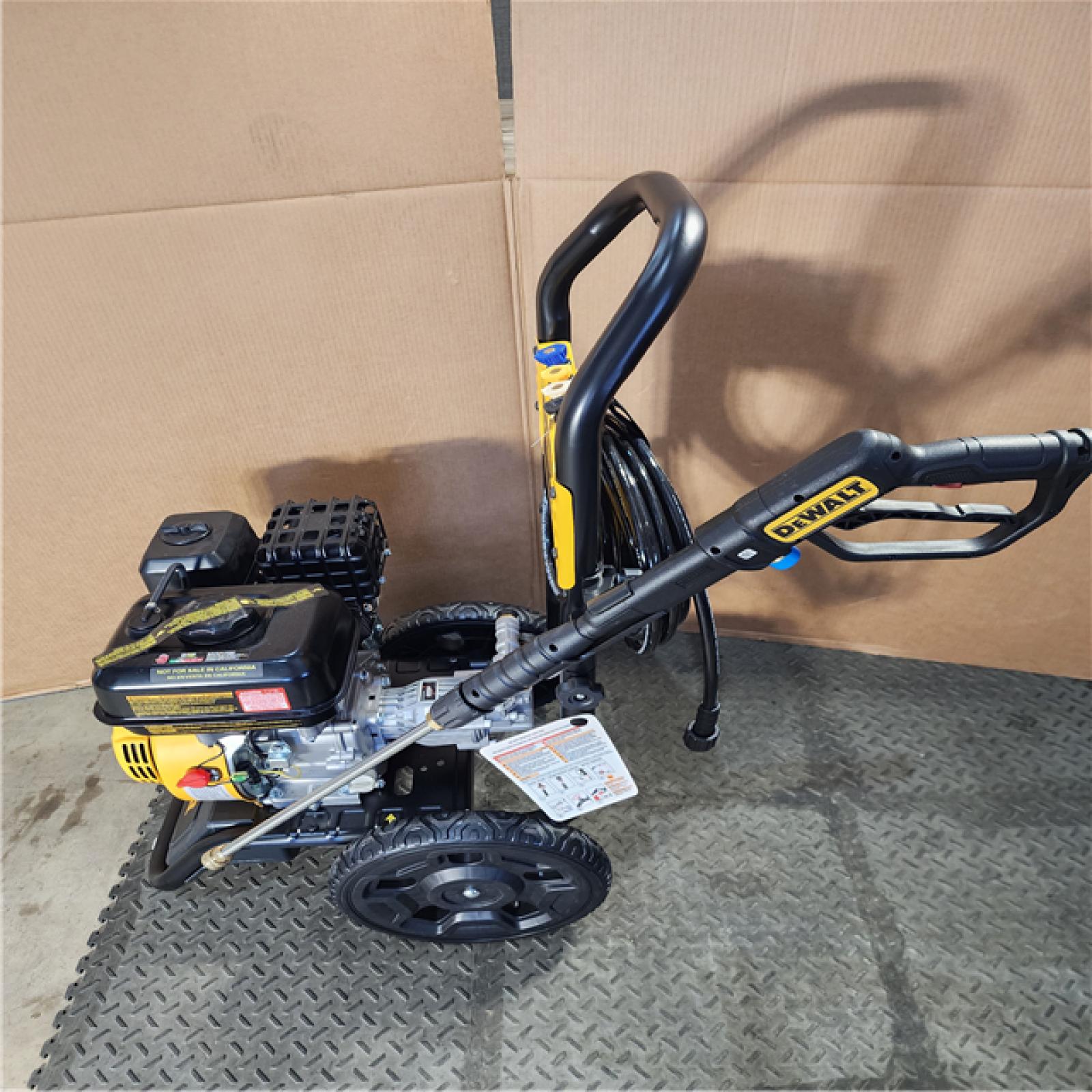 HOUSTON LOCATION - AS-IS DEWALT 3400 PSI 2.5 GPM Gas Cold Water Pressure Washer with 208cc Engine