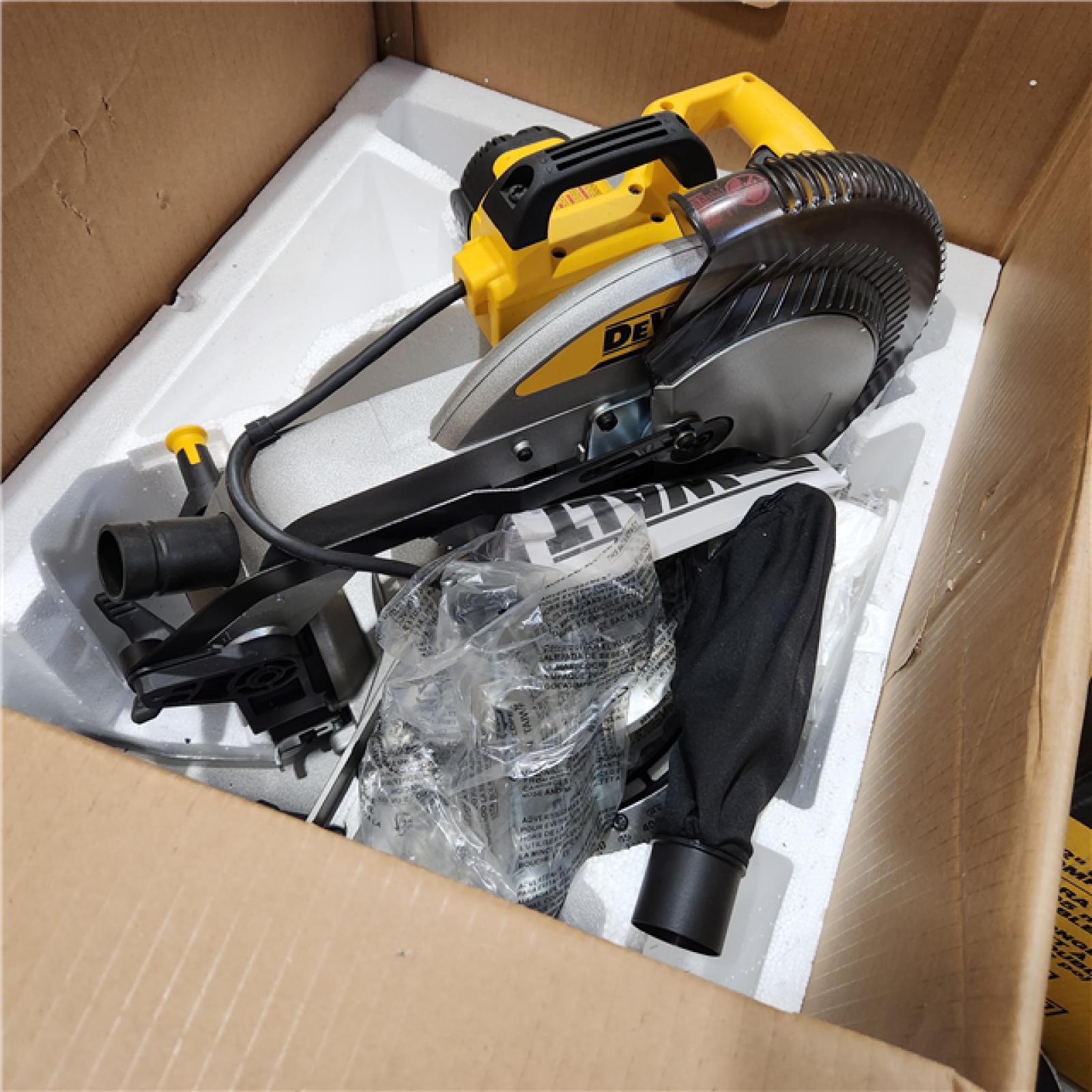 As-Is- 15 Amp Corded 12 in. Single Bevel Compound Miter Saw
