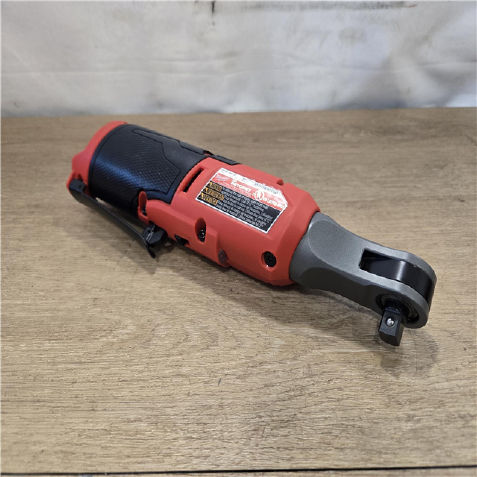 AS-IS Milwaukee FUEL 18V Cordless Mid Torque 1/2 in. Impact Wrench w/ M12 FUEL 3/8 in. Ratchet Combo Kit