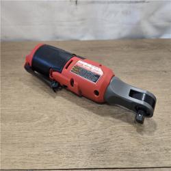 AS-IS Milwaukee FUEL 18V Cordless Mid Torque 1/2 in. Impact Wrench w/ M12 FUEL 3/8 in. Ratchet Combo Kit