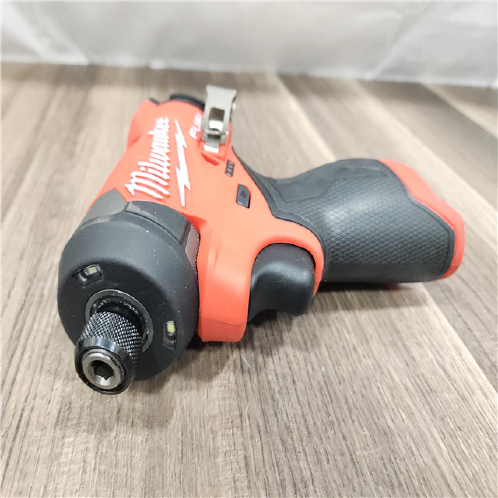 AS-IS- Milwaukee M12 FUEL 12 V 1/4 in. Cordless Brushless Impact Driver (TOOL ONLY)