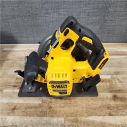 HOUSTON LOCATION - AS-IS DEWALT FLEXVOLT 60V MAX Cordless Brushless 7-1/4 in. Circular Saw with Brake (Tool Only)