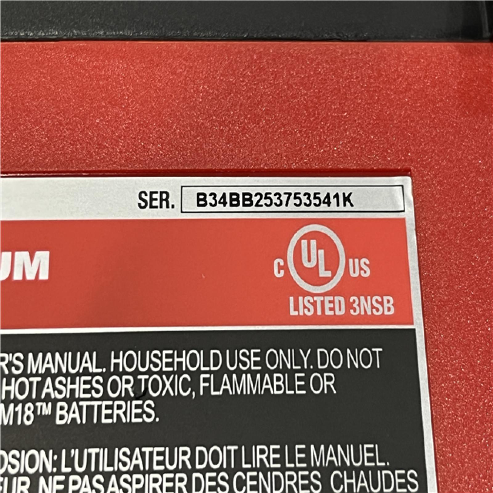 AS-IS Milwaukee 18-Volt 2 Gal. Lithium-Ion Cordless Wet/Dry Vacuum (Vacuum-Only)