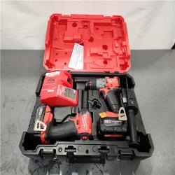 AS-IS- Milwaukee FUEL 18V Lithium-Ion Brushless Cordless Hammer Drill and Impact Driver Combo Kit