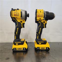 AS-IS- DEWALT ATOMIC 20-Volt MAX Lithium-Ion Cordless Combo Kit