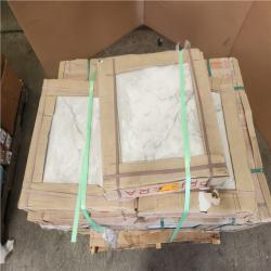 Phoenix NEW Matte Calcutta 18 in. x 18 in. Glazed Ceramic Floor and Wall Tile (553 sq. ft. (27 Case)