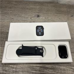 AS-IS Apple Watch SE 2nd Generation (GPS + Cellular) 44mm Aluminum Case with Midnight Sport Band - M/L - Midnight