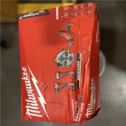 NEW! - Milwaukee M18 18-Volt Lithium-Ion Brushless Cordless Combo Kit (4-Tool) with 2-Batteries  1-Charger and Tool Bag