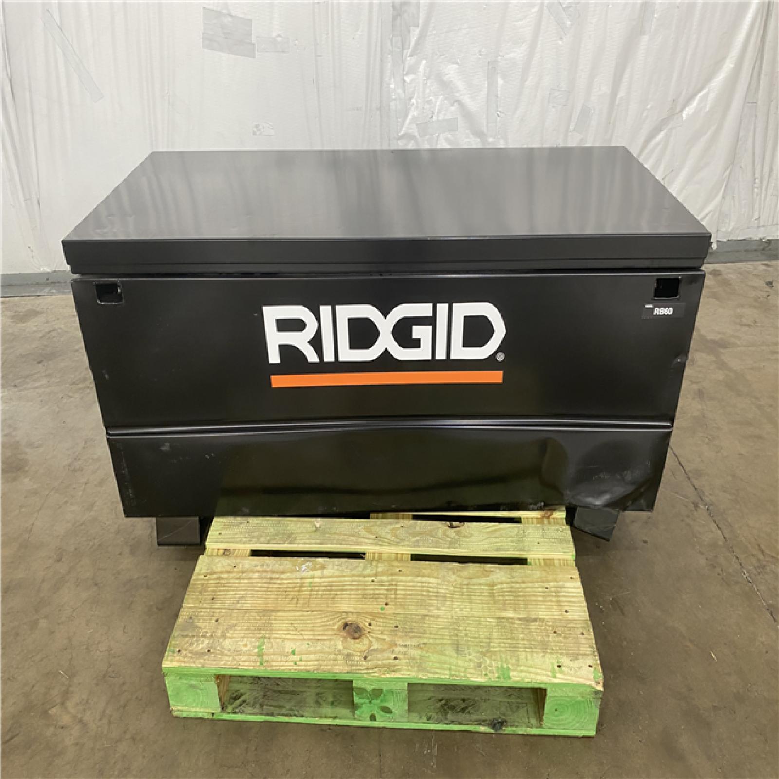 Houston Location AS-IS Ridgid 60in x 24in Storage Chest
