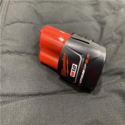 AS-IS Milwaukee Men's X-Large 12-Volt Lithium-Ion Cordless Axis Black Heated Vest Kit