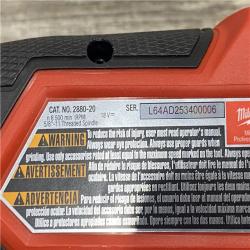 AS-IS Milwaukee FUEL 18V Lithium-Ion Brushless Cordless 4-1/2 in./5 in. Grinder w/Paddle Switch (Tool-Only)