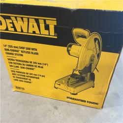AS-IS DEWALT 15 Amp Corded 14 in. Cut-Off Chop Saw