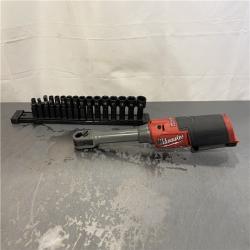 AS-IS - Milwaukee M12 FUEL INSIDER 12V Lithium-Ion Brushless Cordless 1/4 in. - 3/8 in. Extended Reach Box Ratchet