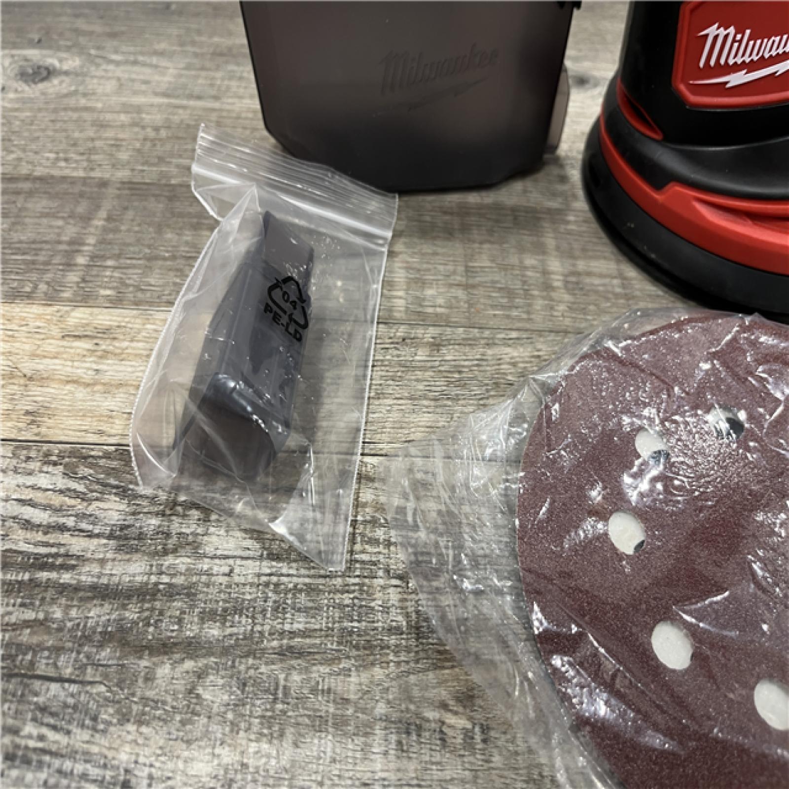 AS-IS Milwaukee 18V Lithium-Ion Cordless 5 in. Random Orbit Sander (Tool-Only)