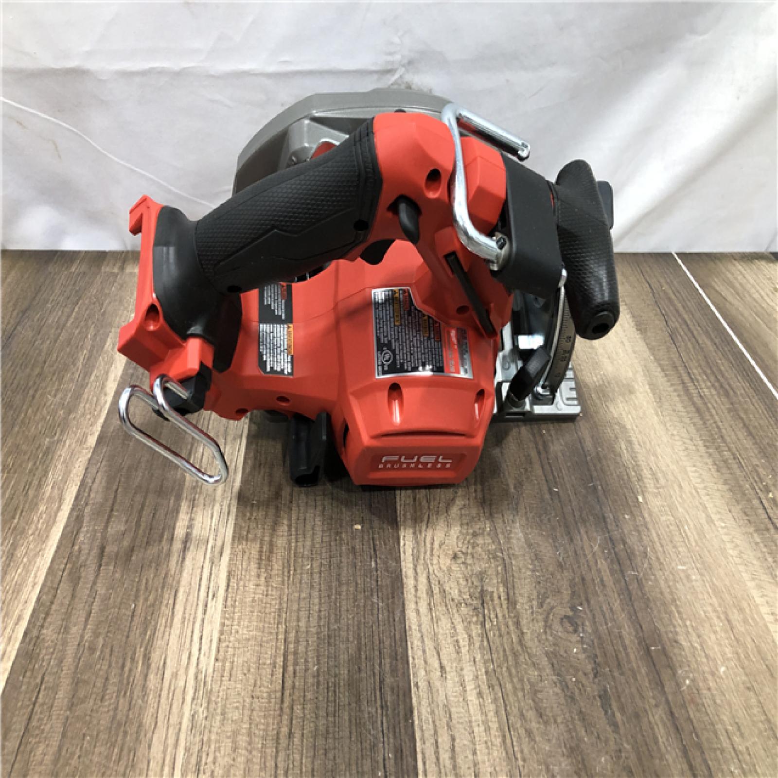 AS-IS Milwaukee FUEL 18V Lithium-Ion Brushless Cordless 6-1/2 in. Circular Saw (Tool-Only)