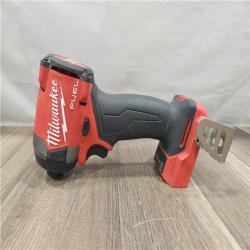 AS-IS- Milwaukee 18V Lithium-Ion Brushless Cordless 1/4 Hex Impact Driver (Tool-Only)