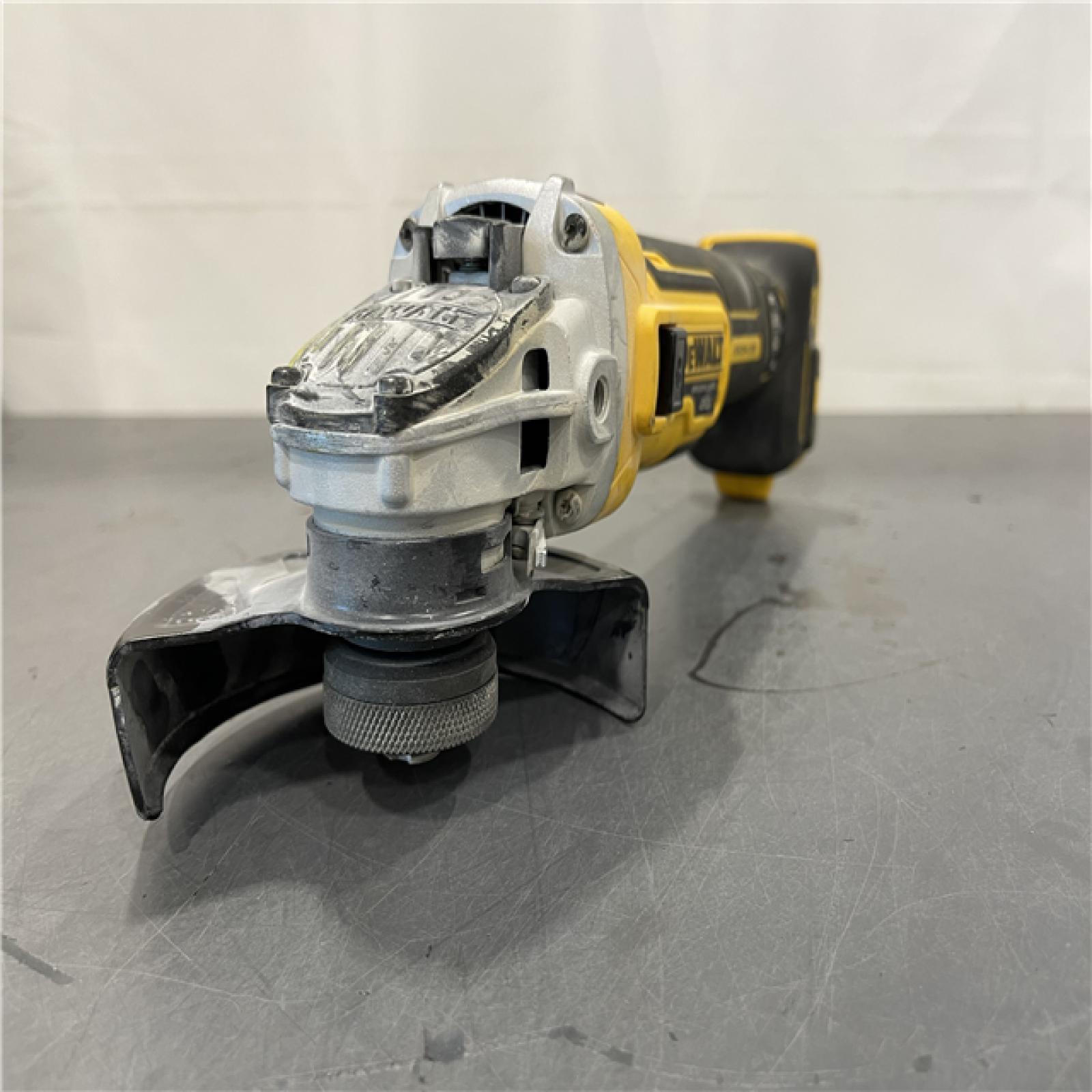 AS-IS - DeWalt 20V Max XR 4.5-Inch Slide Switch Small Angle Grinder (Tool Only)