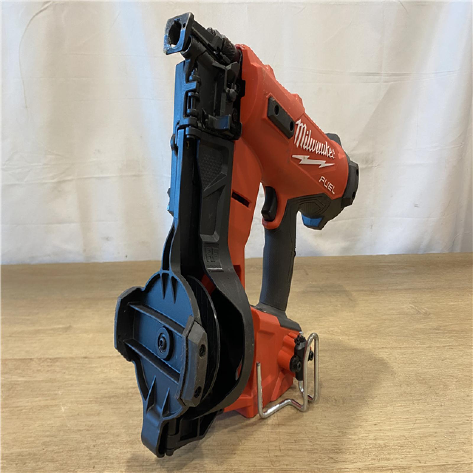 AS-IS Milwaukee FUEL 18-Volt Lithium-Ion Brushless Cordless Coil Roofing Nailer (Tool Only)