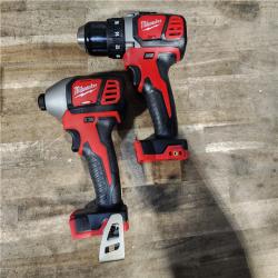 HOUSTON LOCATION - AS-IS Milwaukee M18 Brushed Cordless (2-Tool) Drill/Driver and Impact Driver Kit