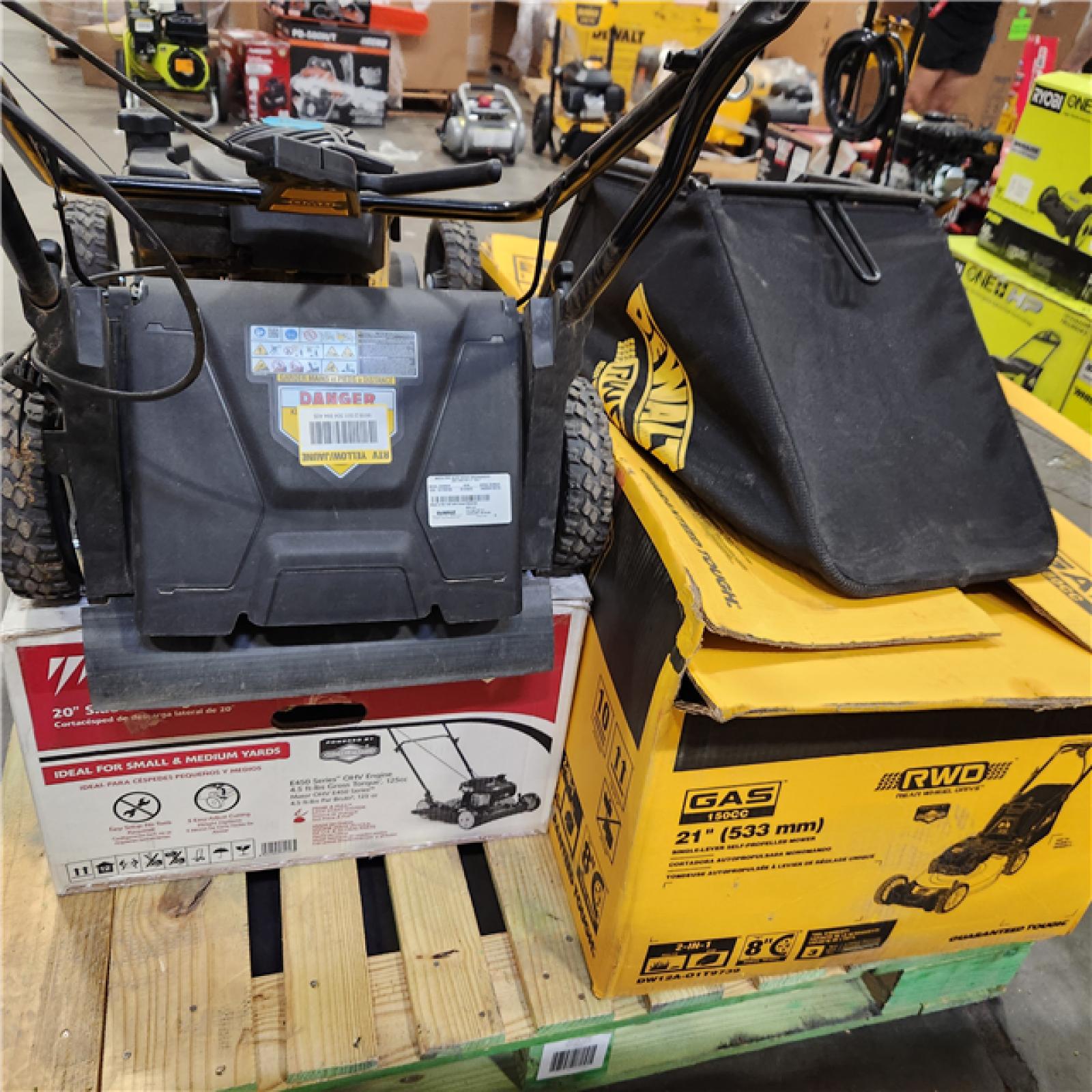 Dallas Location - As-Is Lawn Mower Pallet ( LOT OF 3)
