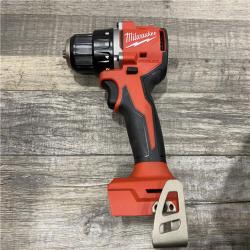 AS-IS Milwaukee 18V Lithium-Ion Brushless Cordless 1/2 in. Compact Drill/Driver Kit
