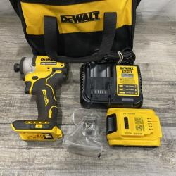 AS-IS DEWALT Atomic 20V Max Lithium-Ion Brushless Cordless Compact 1/4 in. Impact Driver Kit