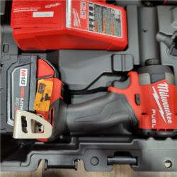AS-IS Milwaukee M18 FUEL 18V Lithium-Ion Brushless Cordless Hammer Drill and Impact Driver Combo Kit (2-Tool) with 2 Batteries