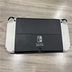 AS-IS Nintendo Switch (OLED) with White Joy-Con