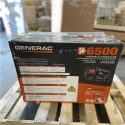 DALLAS LOCATION - Generac 8125 / 6500-Watt Gasoline Powered Portable Generator with COSense - GP6500