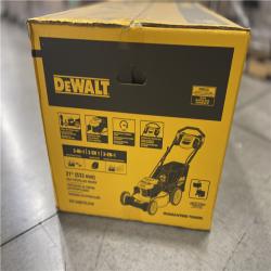 DALLAS LOCATION NEW! - DEWALT 21 in. 196cc E-GOV Engine 3-in-1 Gas RWD Self-Propelled Lawn Mower with High Rear Wheels