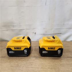 AS-IS- DEWALT 20V MAX Lithium-Ion 5.0Ah Battery (2-Pack)