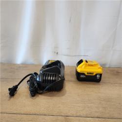 AS-IS- DEWALT 20V MAX Lithium-Ion 6.0 Ah Battery and Charger