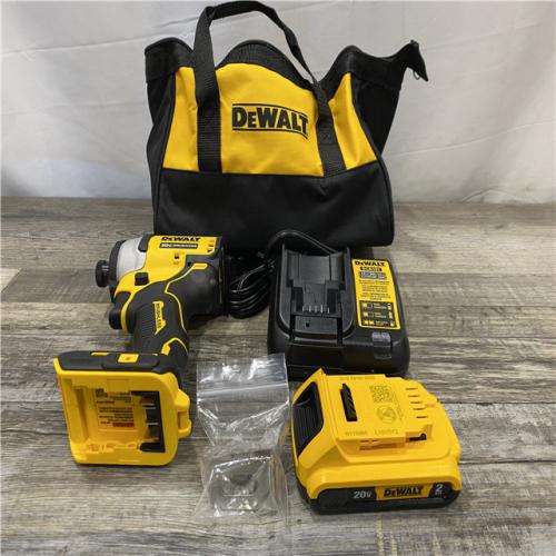 AS-IS DEWALT Atomic 20V Max Lithium-Ion Brushless Cordless Compact 1/4 in. Impact Driver Kit