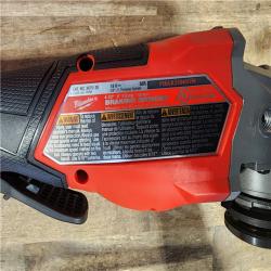 HOUSTON LOCATION - AS-IS Milwaukee M18 FUEL 4-1/2-6 Cordless Braking Grinder, Paddle Switch (TOOL ONLY)