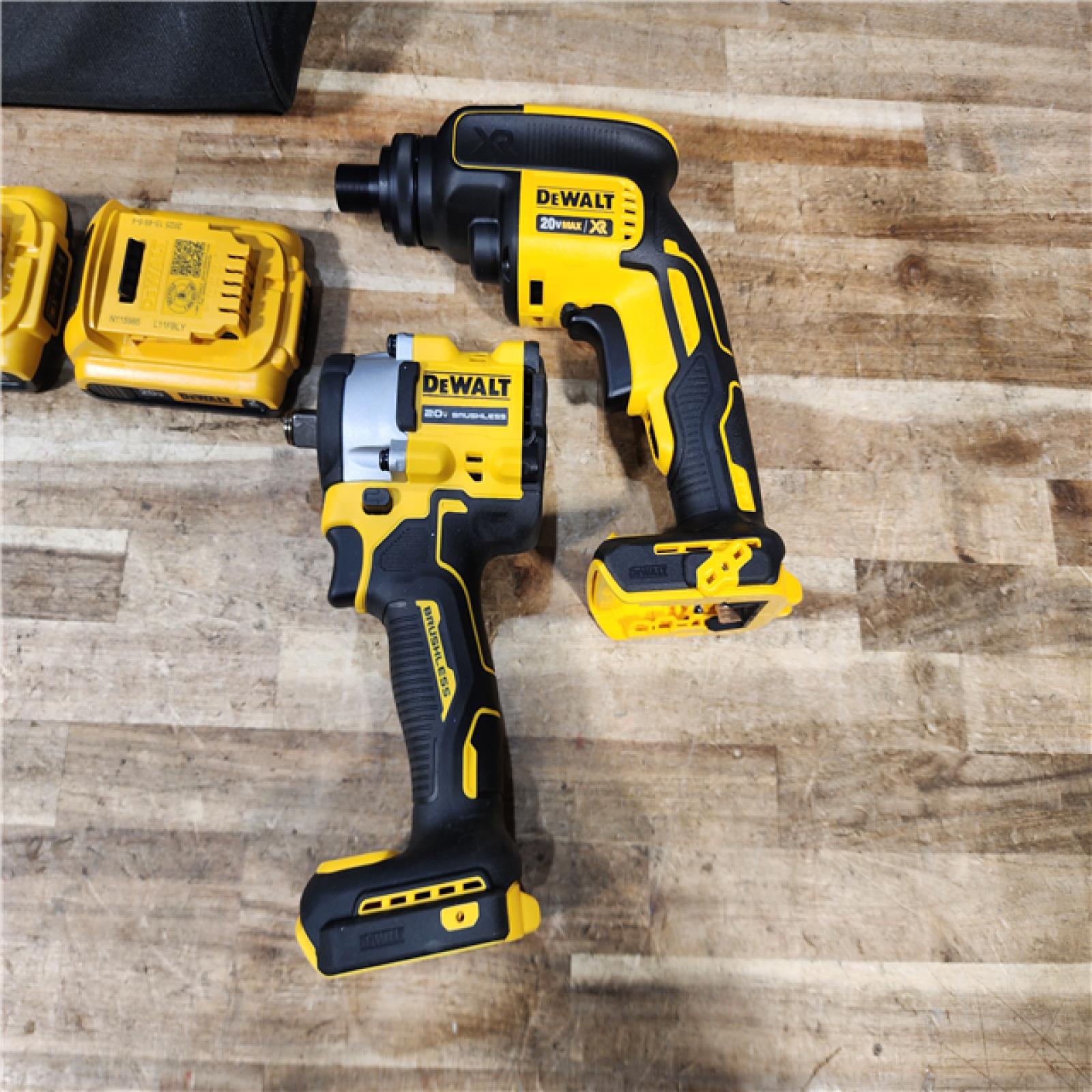HOUSTON LOCATION - AS - IS DEWALT 2 TOOL COMBO KIT W/ (2) BATTERY & CHARGER