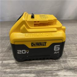 AS-IS DEWALT 20V MAX Lithium-Ion 6.0 Ah Battery and Charger