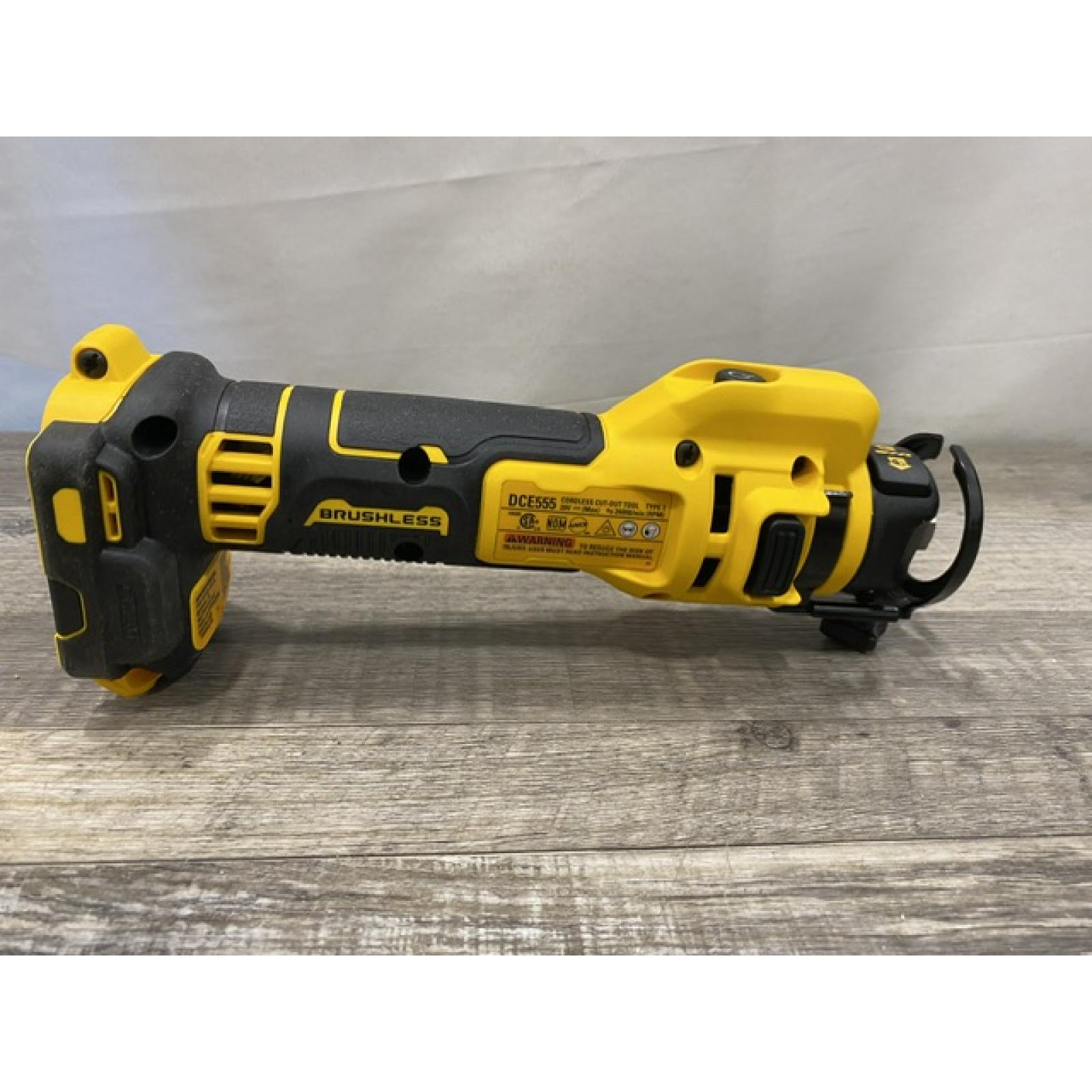 AS-IS DEWALT XR 20V Lithium-Ion Cordless Rotary Drywall Cut-Out Tool (Tool Only)