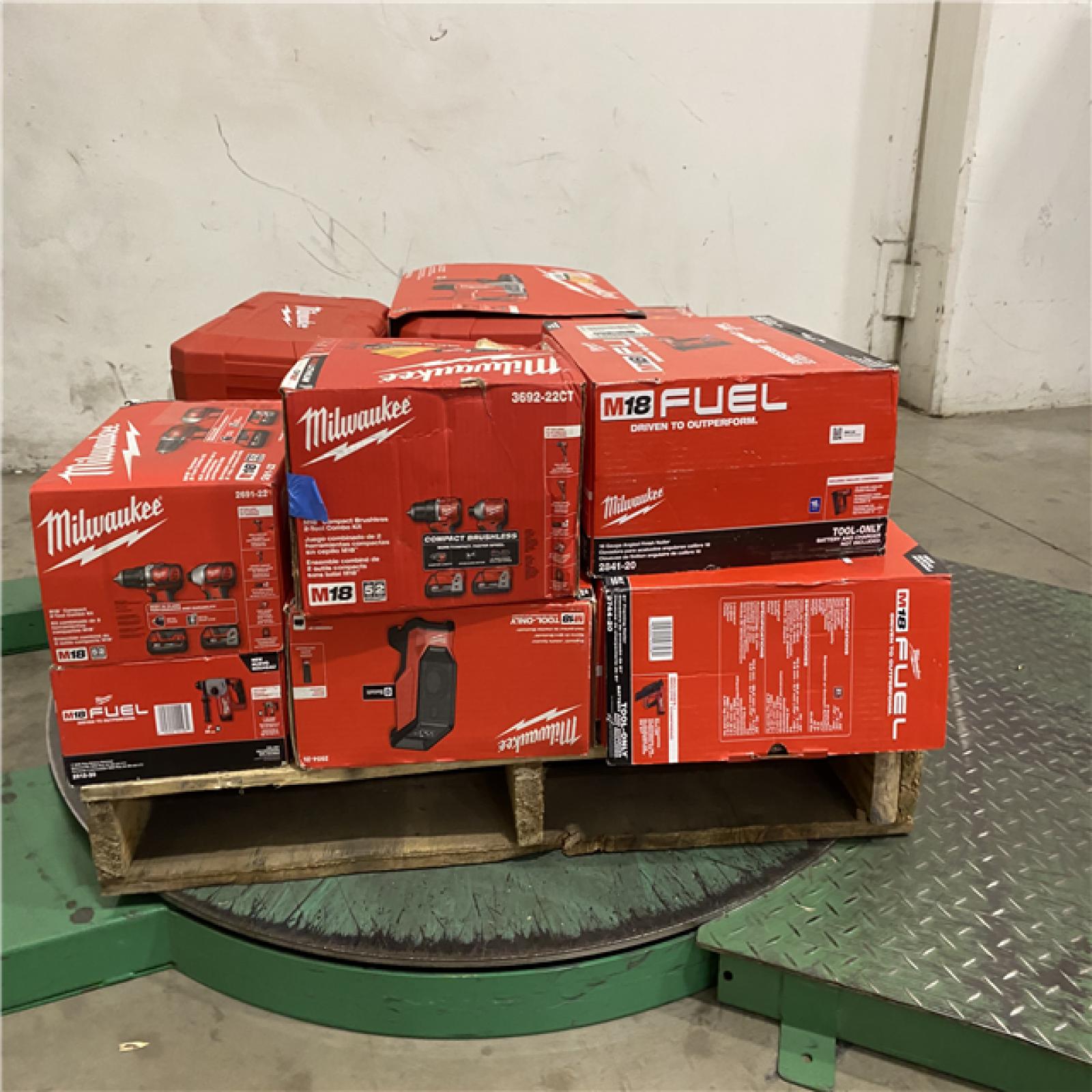 Dallas Location - As-Is MILWAUKEE Tool Pallet