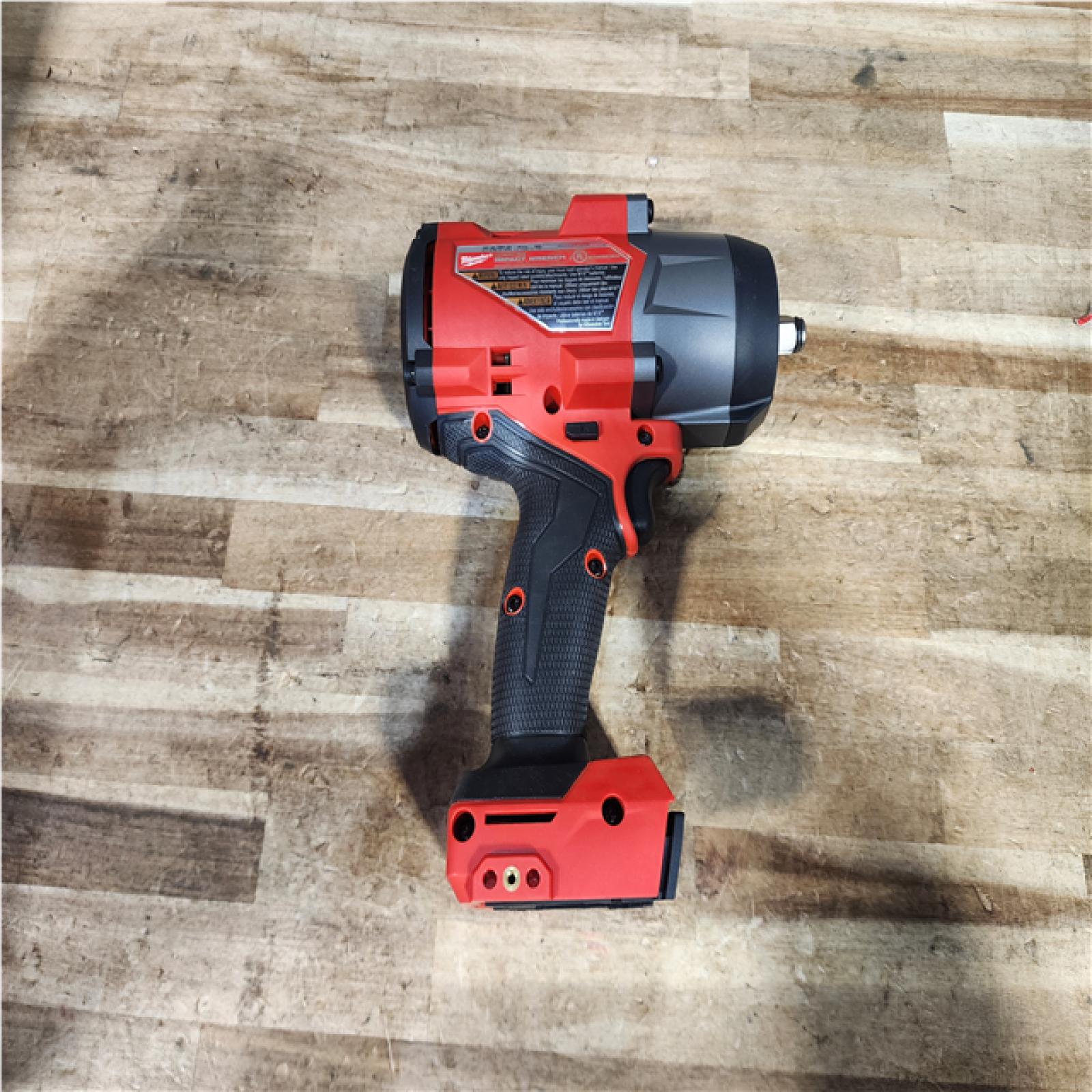 Houston Location AS-IS Milwaukee FUEL 18V Lithium-Ion Brushless Cordless 1/2 in. Impact Wrench with Friction Ring (Tool-Only)