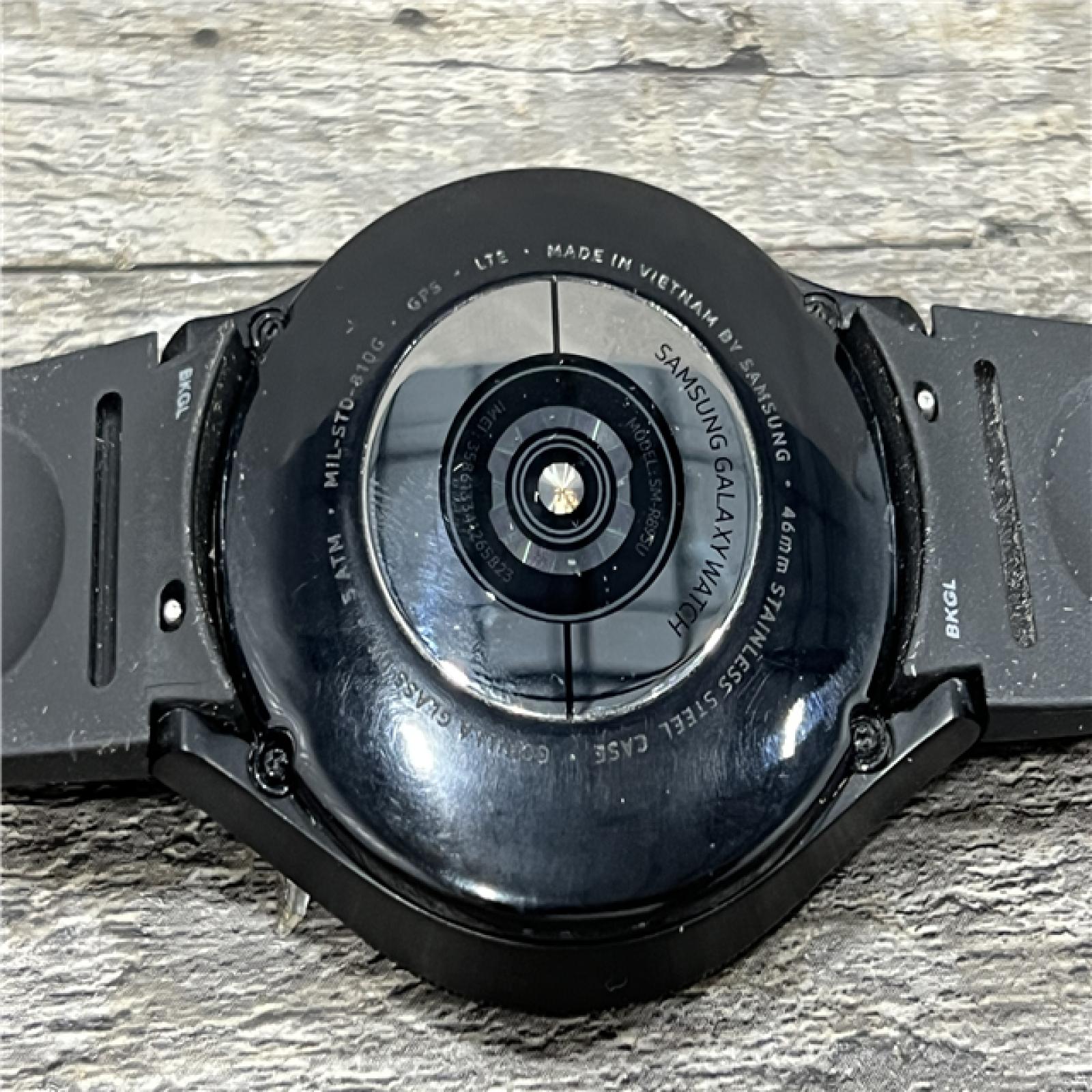 AS-IS Samsung Galaxy Watch4 Classic Stainless, 46mm, Bluetooth, Black GPS,LTE