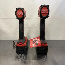 AS-IS - Milwaukee M18 FUEL 18V Lithium-Ion Brushless Cordless Hammer Drill and Impact Driver Combo Kit (2-Tool) with 2 Batteries