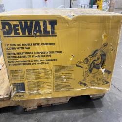 NEW- DeWalt 15 Amps 12 in. Corded Dual-Bevel Sliding Compound Miter Saw