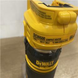 AS-IS DEWALT 20V MAX XR Cordless Brushless Fixed Base Compact Router (Tool Only)