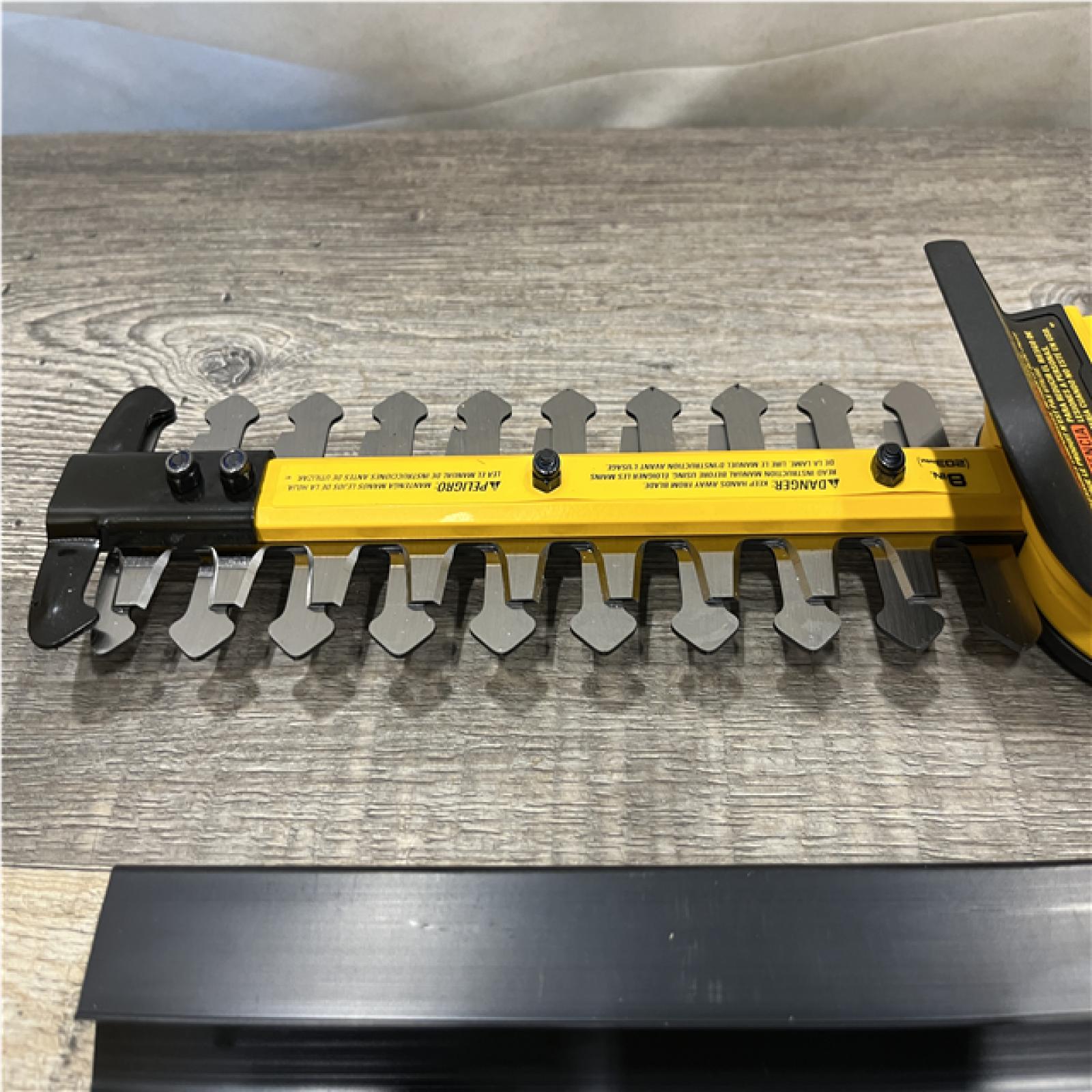 AS-IS DEWALT 20V 8 in. Compact Cordless Hedge Trimmer (Tool-Only)