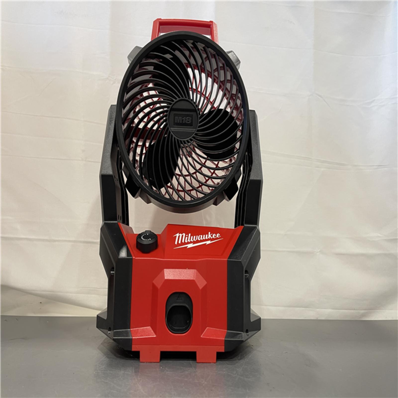 AS-IS - MIlwaukee M18 18-Volt Lithium-Ion Brushless Cordless PACKOUT Jobsite Fan