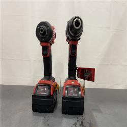 AS-IS - MILWAUKEE FUEL 18V Lithium-Ion Brushless Cordless Hammer Drill and Impact Driver Combo Kit