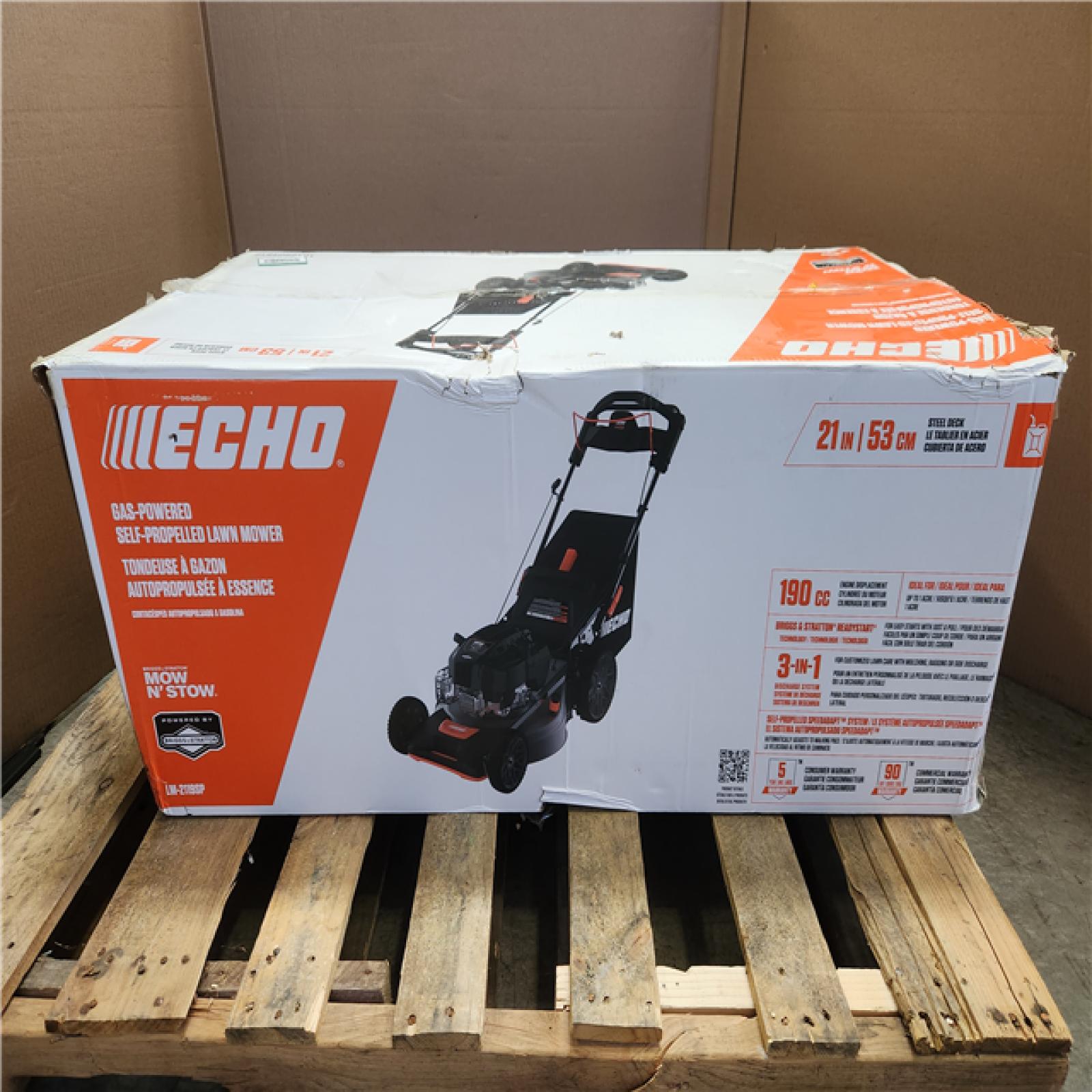 Phoenix ECHO 21 in. 190 cc Briggs and Stratton Gas 3-in-1 Dual Blade RWD Self-Propelled Lawn Mower with Single Lever Deck Adjustment