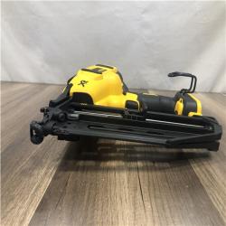 AS-IS DEWALT 20V MAX XR 16-Gauge Electric Cordless Angled Finishing Nailer Kit
