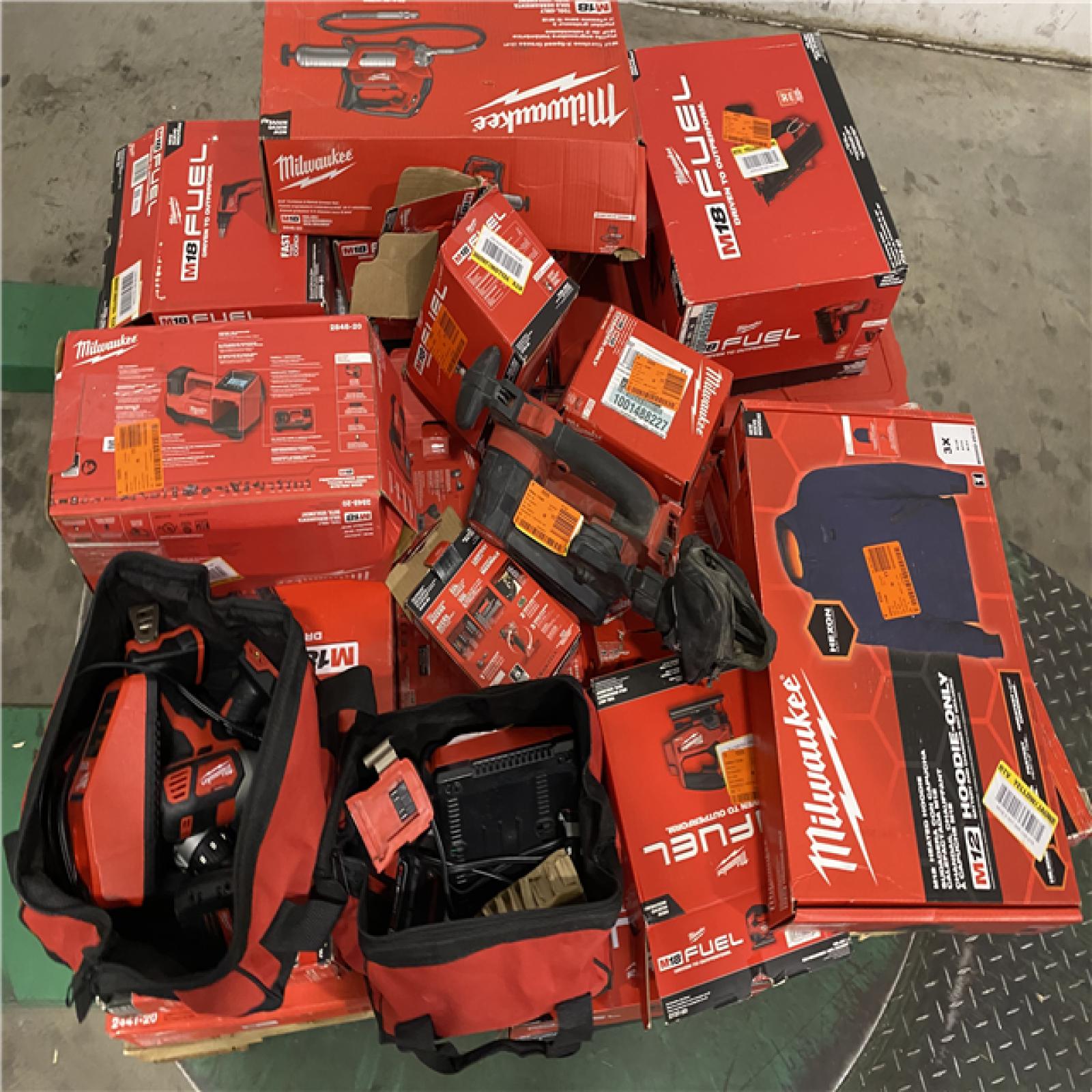 Dallas Location - As-Is MILWAUKEE Tool Pallet